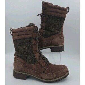 The North Face Bridgeton Lace Women's Waterproof Suede Lace‑Up Boot US 7.5 EUC